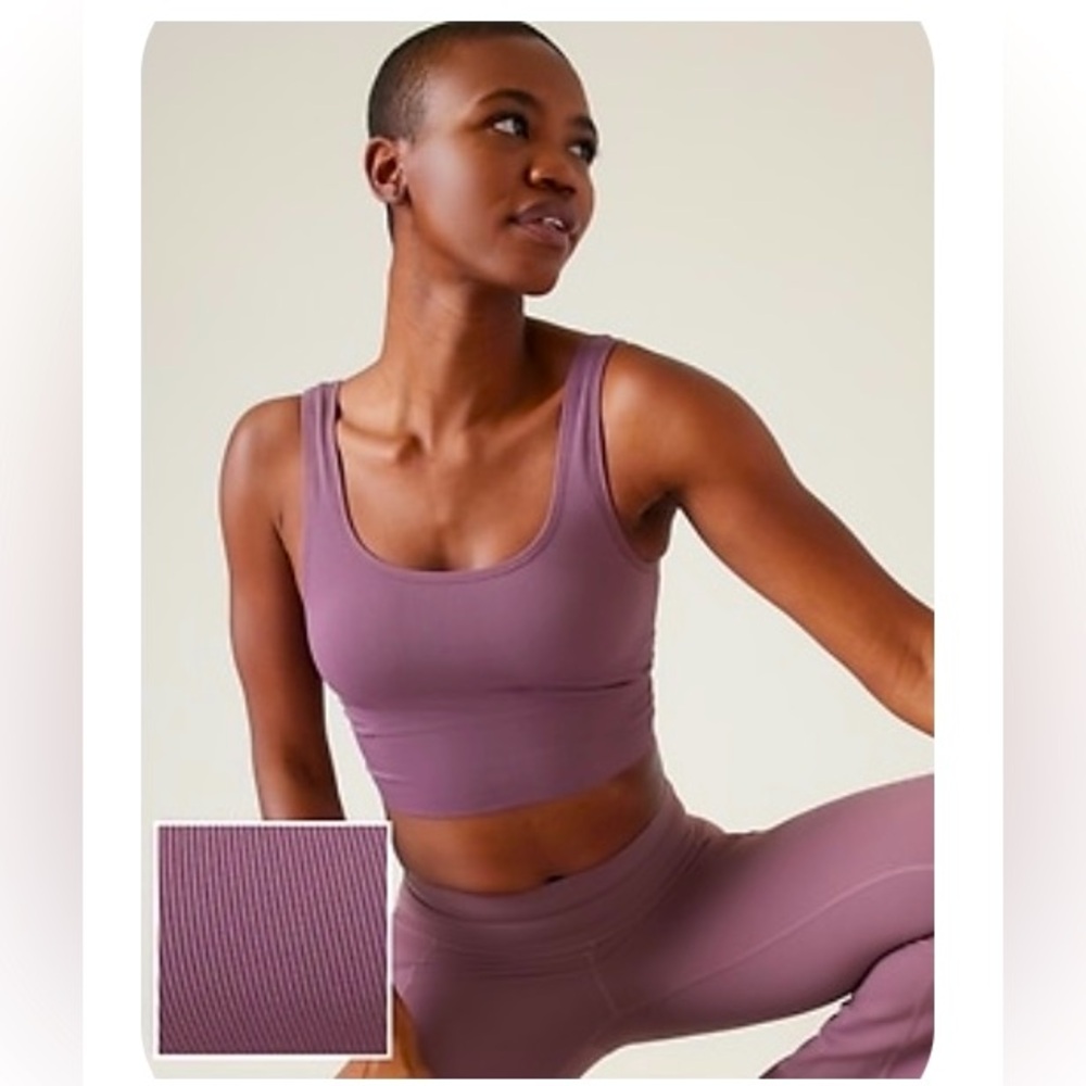 Athleta Aurora Seamless Scoop Crop Tank